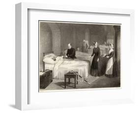 In Scutari Florence Nightingale Assists While a Doctor Puts a Splint on a Patient's Arm-Greatbach-Framed Art Print