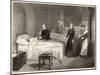 In Scutari Florence Nightingale Assists While a Doctor Puts a Splint on a Patient's Arm-Greatbach-Mounted Art Print