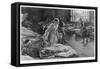 In Scutari Florence Nightingale Attends to a Patient-William Hatherell-Framed Stretched Canvas