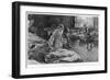 In Scutari Florence Nightingale Attends to a Patient-William Hatherell-Framed Photographic Print