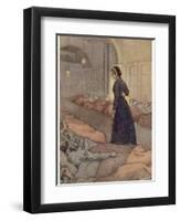 In Scutari Florence Nightingale Checks Patients During the Night-M.v. Wheelhouse-Framed Photographic Print