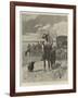In Search of a New Home, a Scene in the Far West-John Charlton-Framed Giclee Print