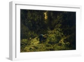 In Search of Firewood-Ernesto Rayper-Framed Giclee Print