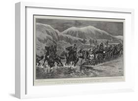 In Search of Miss Stone, the Departure of the American Mission from Seres to Djuma-Bali-John Charlton-Framed Giclee Print