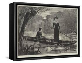 In Search of Water Lilies-null-Framed Stretched Canvas