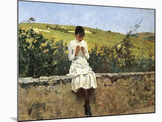 In Settignano Hills-Telemaco Signorini-Mounted Giclee Print