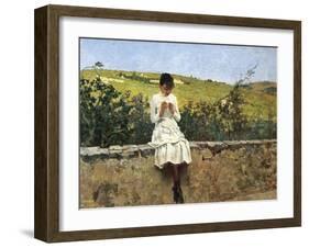 In Settignano Hills-Telemaco Signorini-Framed Giclee Print