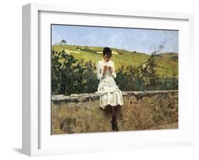 In Settignano Hills-Telemaco Signorini-Framed Giclee Print