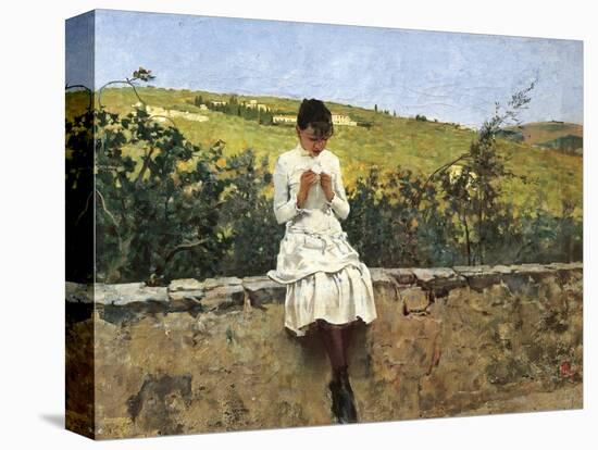 In Settignano Hills-Telemaco Signorini-Stretched Canvas