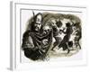 In Shakespeare's Play, Macbeth Meets Three Witches-C.l. Doughty-Framed Giclee Print