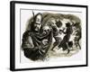 In Shakespeare's Play, Macbeth Meets Three Witches-C.l. Doughty-Framed Giclee Print
