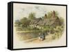 In Shakspere's Land, Anne Hathaway's Cottage at Shottery, Stratford-On-Avon-William Stephen Coleman-Framed Stretched Canvas