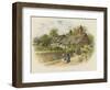 In Shakspere's Land, Anne Hathaway's Cottage at Shottery, Stratford-On-Avon-William Stephen Coleman-Framed Giclee Print