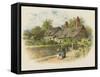 In Shakspere's Land, Anne Hathaway's Cottage at Shottery, Stratford-On-Avon-William Stephen Coleman-Framed Stretched Canvas