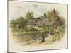 In Shakspere's Land, Anne Hathaway's Cottage at Shottery, Stratford-On-Avon-William Stephen Coleman-Mounted Giclee Print
