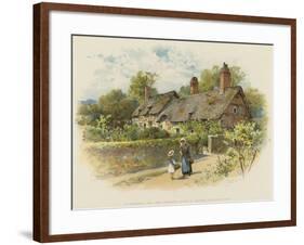 In Shakspere's Land, Anne Hathaway's Cottage at Shottery, Stratford-On-Avon-William Stephen Coleman-Framed Giclee Print