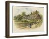 In Shakspere's Land, Anne Hathaway's Cottage at Shottery, Stratford-On-Avon-William Stephen Coleman-Framed Giclee Print