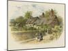 In Shakspere's Land, Anne Hathaway's Cottage at Shottery, Stratford-On-Avon-William Stephen Coleman-Mounted Giclee Print