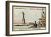 In Sight of New York - the Statue of Liberty-null-Framed Giclee Print