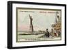 In Sight of New York - the Statue of Liberty-null-Framed Giclee Print