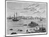 In Southern Italy: the Harbour Seen from the Sea-null-Mounted Art Print