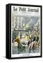 In Spain, Riots Break Out in Barcelona, 1901-null-Framed Stretched Canvas