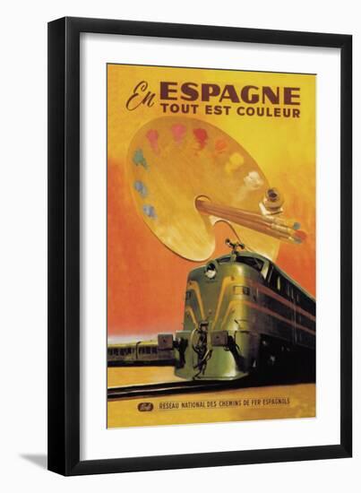 In Spain, Tour of Colors-null-Framed Art Print