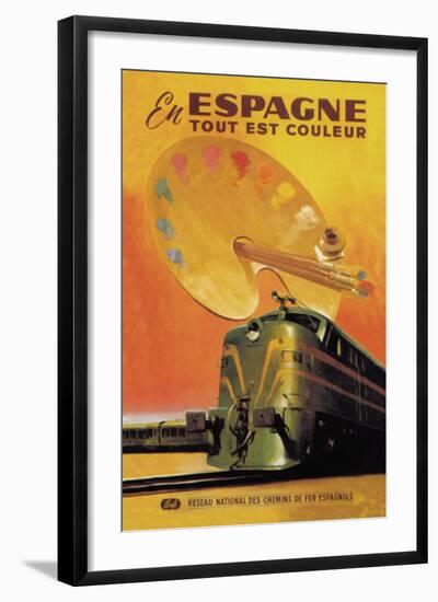 In Spain, Tour of Colors-null-Framed Art Print