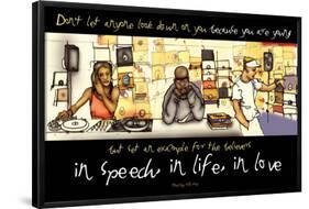 In Speech, In Life, In Love-null-Framed Poster