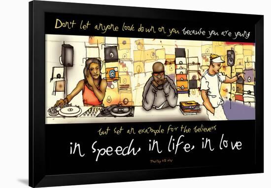 In Speech, In Life, In Love-null-Framed Poster