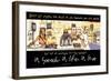 In Speech, In Life, In Love-null-Framed Art Print