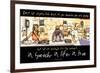 In Speech, In Life, In Love-null-Framed Art Print