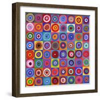 In Square Circle 64 after Kandinsky, 2012-David Newton-Framed Giclee Print