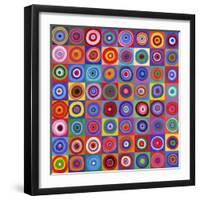 In Square Circle 64 after Kandinsky, 2012-David Newton-Framed Giclee Print