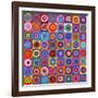 In Square Circle 64 after Kandinsky, 2012-David Newton-Framed Giclee Print