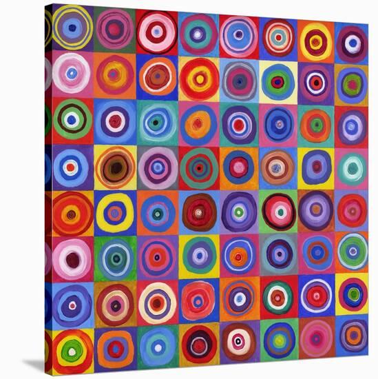 In Square Circle 64 after Kandinsky, 2012-David Newton-Stretched Canvas