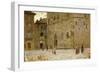 In Square in Volterra-Francesco Gioli-Framed Giclee Print