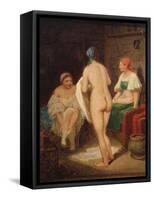 In Steam Bath, End 1820S-Alexei Gavrilovich Venetsianov-Framed Stretched Canvas