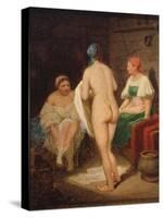 In Steam Bath, End 1820S-Alexei Gavrilovich Venetsianov-Stretched Canvas