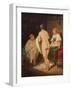 In Steam Bath, End 1820S-Alexei Gavrilovich Venetsianov-Framed Giclee Print