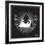 In Strange We Trust-Emily the Strange-Framed Premium Giclee Print