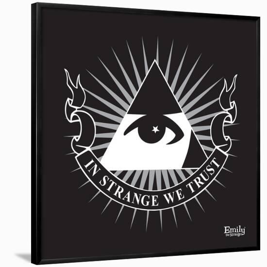 In Strange We Trust-Emily the Strange-Framed Poster