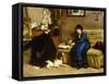 In Study-Giovanni Costa-Framed Stretched Canvas