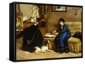 In Study-Giovanni Costa-Framed Stretched Canvas