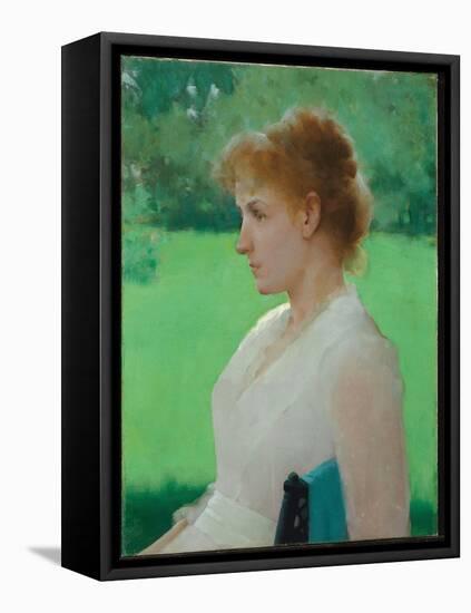 In Summer, 1887 (Oil on Canvas)-Frank Weston Benson-Framed Stretched Canvas