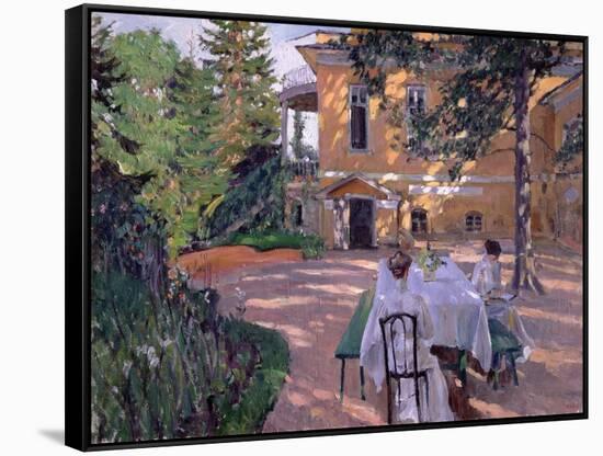 In Summer, 1909-Sergei Arsenevich Vinogradov-Framed Stretched Canvas