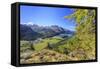In Summer the Engadine Valley Becomes a Paradise for Mountain Lovers with Larch Forests-Roberto Moiola-Framed Stretched Canvas