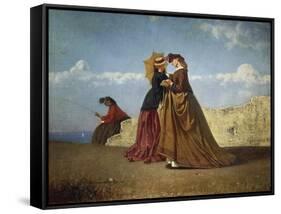 In Sun, 1866-Vincenzo Cabianca-Framed Stretched Canvas