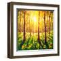 In Sun Forest-Valery Rybakow-Framed Art Print