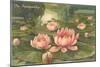 In Sympathy, Water Lilies-null-Mounted Art Print